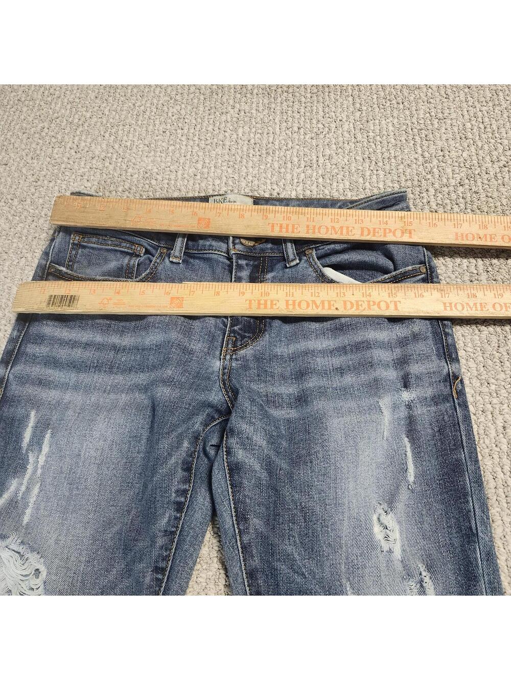 BKE Jeans Stella Skinny Blue Cropped Women’s Size 28 - Picture 2 of 10